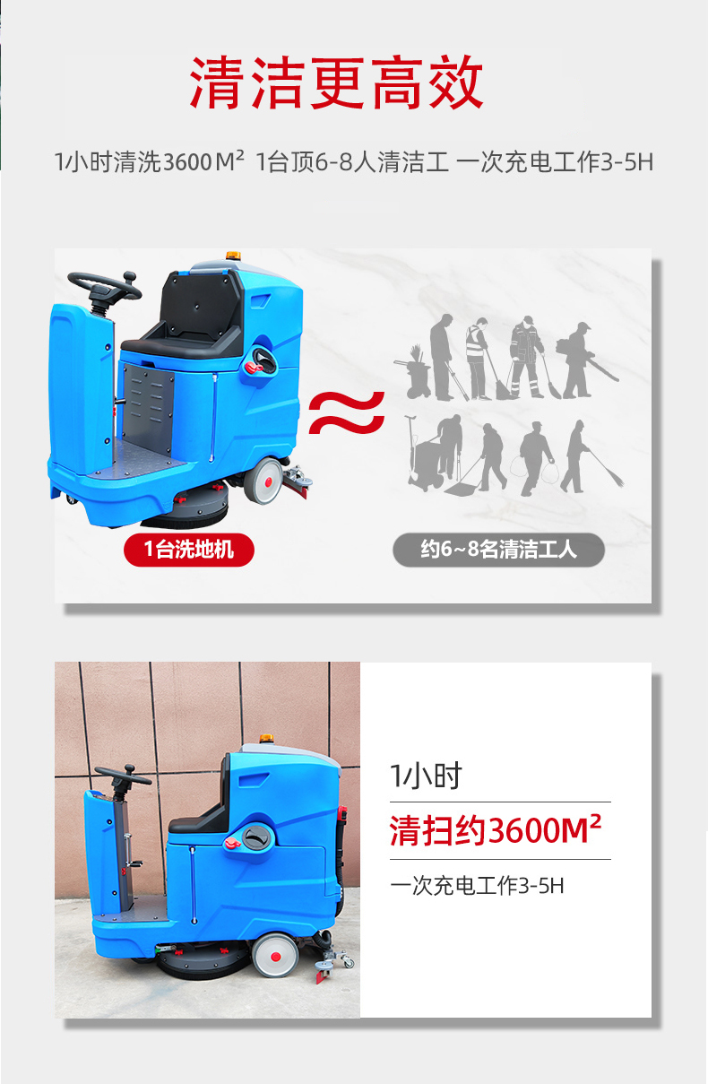 唐山驾驶式洗地机更适合用在高铁站